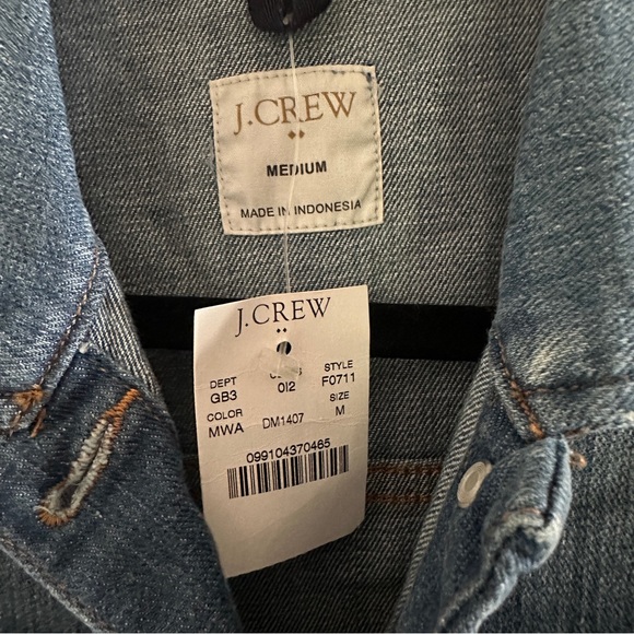 J. Crew Classic Denim Jacket, M, NWT - Picture 5 of 5
